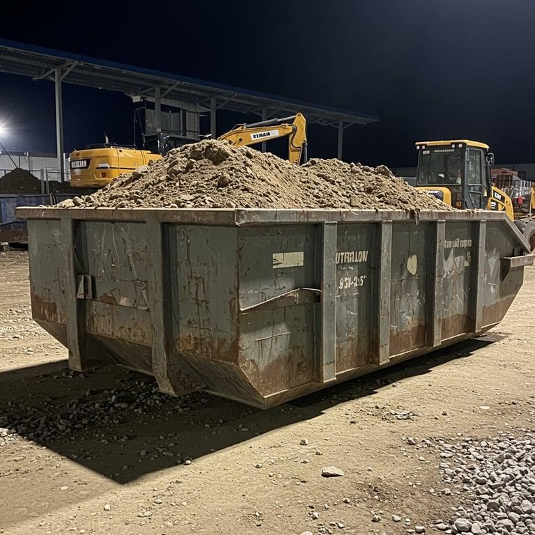 10 Yard Lowboy Dumpster